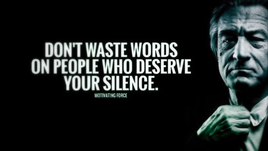 Don't waste words
