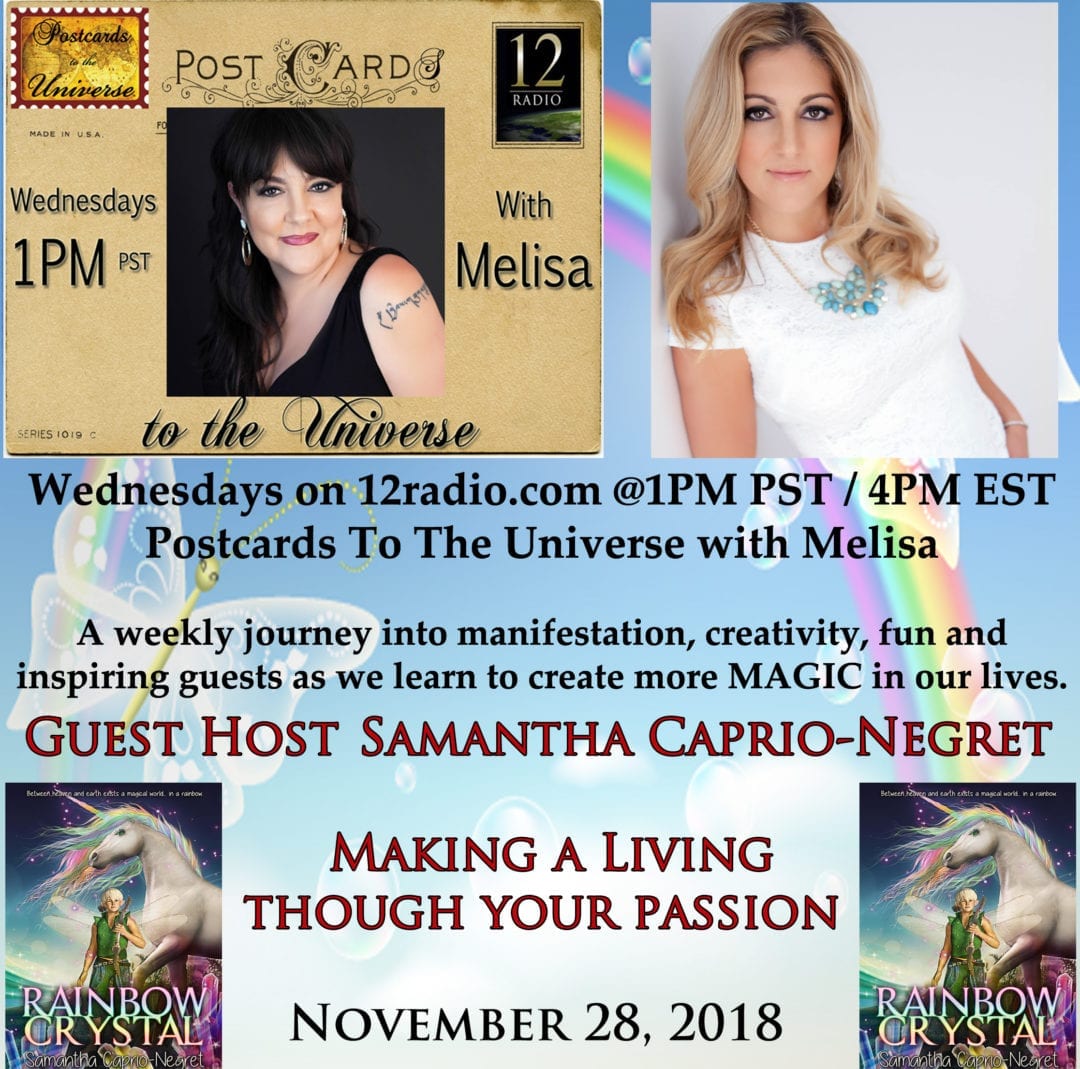 12Radio “Postcards to The Universe” — Making a Living Through Your